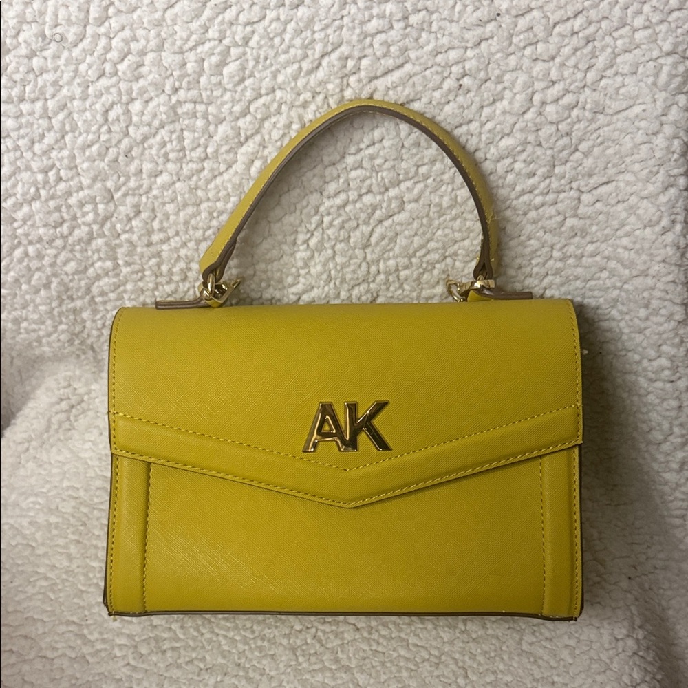 Anne Klein Mustard Yellow Clutch